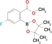 Methyl 4-fluoro-2-(4,4,5,5-tetramethyl-1,3,2-dioxaborolan-2-yl)benzoate