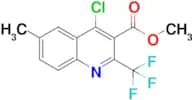Methyl 4-chloro-6-methyl-2-(trifluoromethyl)quinoline-3-carboxylate