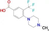 4-(4-Methylpiperazin-1-yl)-3-(trifluoromethyl)benzoic acid