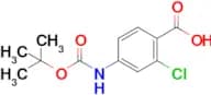 4-((tert-Butoxycarbonyl)amino)-2-chlorobenzoic acid