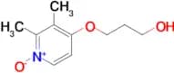 4-(3-Hydroxypropoxy)-2,3-dimethylpyridine 1-oxide