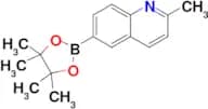 2-Methyl-6-(4,4,5,5-tetramethyl-1,3,2-dioxaborolan-2-yl)quinoline