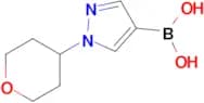 (1-(Tetrahydro-2H-pyran-4-yl)-1H-pyrazol-4-yl)boronic acid