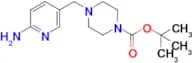 tert-Butyl 4-((6-aminopyridin-3-yl)methyl)piperazine-1-carboxylate