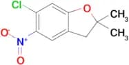 6-Chloro-2,2-dimethyl-5-nitro-2,3-dihydrobenzofuran