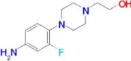 2-(4-(4-Amino-2-fluorophenyl)piperazin-1-yl)ethan-1-ol