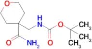 tert-Butyl ((4-carbamoyltetrahydro-2H-pyran-4-yl)methyl)carbamate