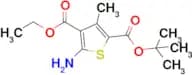 2-(tert-Butyl) 4-ethyl 5-amino-3-methylthiophene-2,4-dicarboxylate