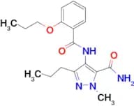 1-Methyl-4-(2-propoxybenzamido)-3-propyl-1H-pyrazole-5-carboxamide