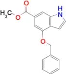 Methyl 4-(benzyloxy)-1H-indole-6-carboxylate
