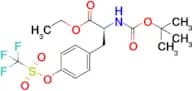 (S)-Ethyl 2-((Tert-Butoxycarbonyl)Amino)-3-(4-(((Trifluoromethyl)Sulfonyl)Oxy)Phenyl)Propanoate