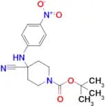 Tert-Butyl 4-cyano-4-((4-nitrophenyl)amino)piperidine-1-carboxylate