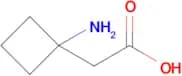 2-(1-Aminocyclobutyl)acetic acid