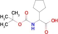 2-((tert-Butoxycarbonyl)amino)-2-cyclopentylacetic acid
