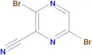 3,6-Dibromopyrazine-2-carbonitrile