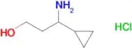 3-Amino-3-cyclopropylpropan-1-ol hydrochloride