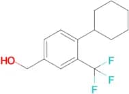 [4-Cyclohexyl-3-(trifluoromethyl)phenyl]methanol
