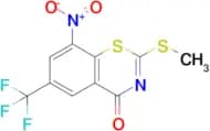 2-(Methylthio)-8-nitro-6-(trifluoromethyl)-4H-benzo[e][1,3]thiazin-4-one