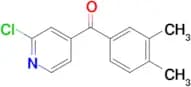 (2-Chloropyridin-4-yl)(3,4-dimethylphenyl)methanone