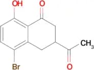 3-Acetyl-5-bromo-8-hydroxy-3,4-dihydronaphthalen-1(2H)-one