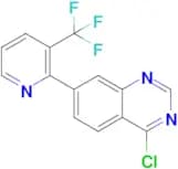 4-Chloro-7-(3-(trifluoromethyl)pyridin-2-yl)quinazoline