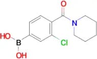 (3-Chloro-4-(piperidine-1-carbonyl)phenyl)boronic acid