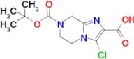 7-(tert-Butoxycarbonyl)-3-chloro-5,6,7,8-tetrahydroimidazo[1,2-a]pyrazine-2-carboxylic acid