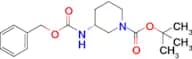 TERT-BUTYL (3R)-3-[[(BENZYLOXY)CARBONYL]AMINO]PIPERIDINE-1-CARBOXYLATE