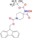 1-(9H-Fluoren-9-ylmethoxycarbonyl)-4-[(2-methylpropan-2-yl)oxycarbonylamino]piperidine-4-carboxyli…