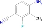 4-Amino-2-fluoro-3-methylbenzonitrile
