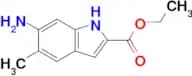 1H-Indole-2-carboxylic acid, 6-amino-5-methyl-, ethyl ester