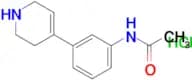 N-(3-(1,2,3,6-tetrahydropyridin-4-yl)phenyl)acetamide hydrochloride