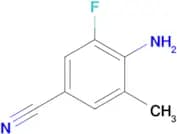 4-amino-3-fluoro-5-methylbenzonitrile