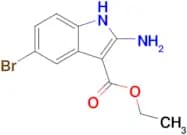 Ethyl 2-amino-5-bromo-1H-indole-3-carboxylate