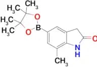 7-Methyl-5-(4,4,5,5-tetramethyl-1,3,2-dioxaborolan-2-yl)indolin-2-one