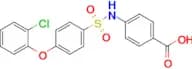 4-((4-(2-Chlorophenoxy)phenyl)sulfonamido)benzoic acid