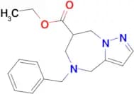 Ethyl 5-benzyl-5,6,7,8-tetrahydro-4H-pyrazolo[1,5-a][1,4]diazepine-7-carboxylate
