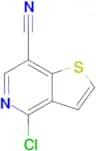 4-Chlorothieno[3,2-c]pyridine-7-carbonitrile
