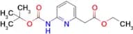 Ethyl 2-(6-((tert-butoxycarbonyl)amino)pyridin-2-yl)acetate