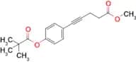 Methyl 5-(4-(pivaloyloxy)phenyl)pent-4-ynoate