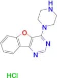 4-(Piperazin-1-yl)benzofuro[3,2-d]pyrimidine hydrochloride