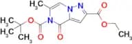 5-tert-Butyl 2-ethyl 6-methyl-4-oxopyrazolo[1,5-a]pyrazine-2,5(4H)-dicarboxylate