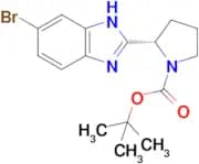 tert-Butyl (S)-2-(6-bromo-1H-benzo[d]imidazol-2-yl)pyrrolidine-1-carboxylate