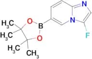 3-Fluoro-6-(4,4,5,5-tetramethyl-1,3,2-dioxaborolan-2-yl)imidazo[1,2-a]pyridine