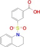 3-(1,2,3,4-tetrahydroquinoline-1-sulfonyl)benzoic acid