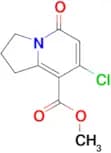 Methyl 7-chloro-5-oxo-1,2,3,5-tetrahydroindolizine-8-carboxylate