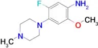 5-Fluoro-2-methoxy-4-(4-methylpiperazin-1-yl)aniline
