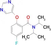 5-Fluoro-N,N-diisopropyl-2-(pyrimidin-5-yloxy)benzamide