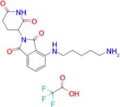 4-((5-Aminopentyl)amino)-2-(2,6-dioxopiperidin-3-yl)isoindoline-1,3-dione 2,2,2-trifluoroacetate