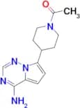 1-(4-(4-Aminopyrrolo[2,1-f][1,2,4]triazin-7-yl)piperidin-1-yl)ethan-1-one